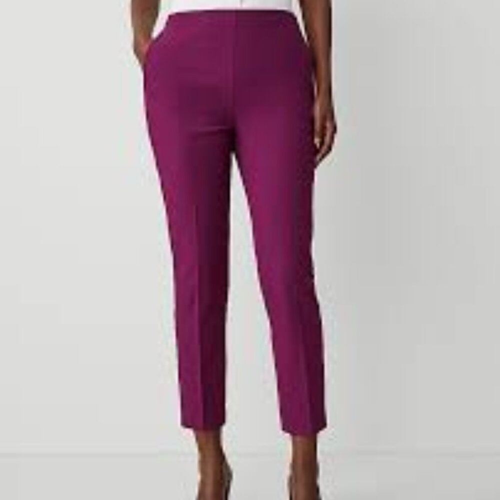 NWT Ann Taylor The Petite High Rise Bi-Stretch - Curvy Fit Pant